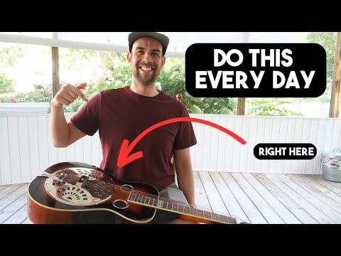 Practice Techniques for Any Instrument W/ A DOBRO (Beginner Bluegrass Guitar)