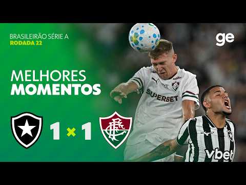 Gols e melhores lances de Botafogo x Fluminense