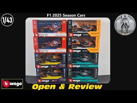 2025 Bburago Formula 1 - 1/43 Scale - Open & Review