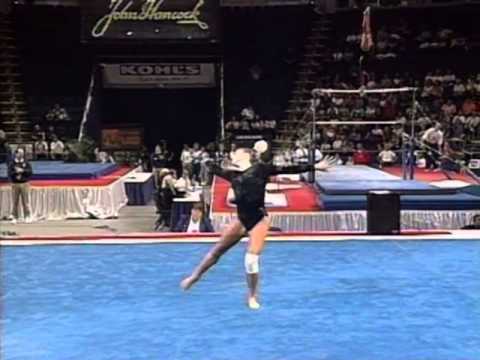 Dominique Moceanu - Floor Exercise - 1998 U.S. Gymnastics Championships - Women - Day 1