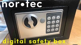 nor•tec digital safety box model 2581447/57118 unbox/set up