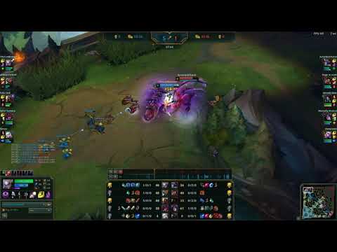 Diana vs Chogath 8.18 TOP (15-3) Aftershock Diana rampage OP Dia IV