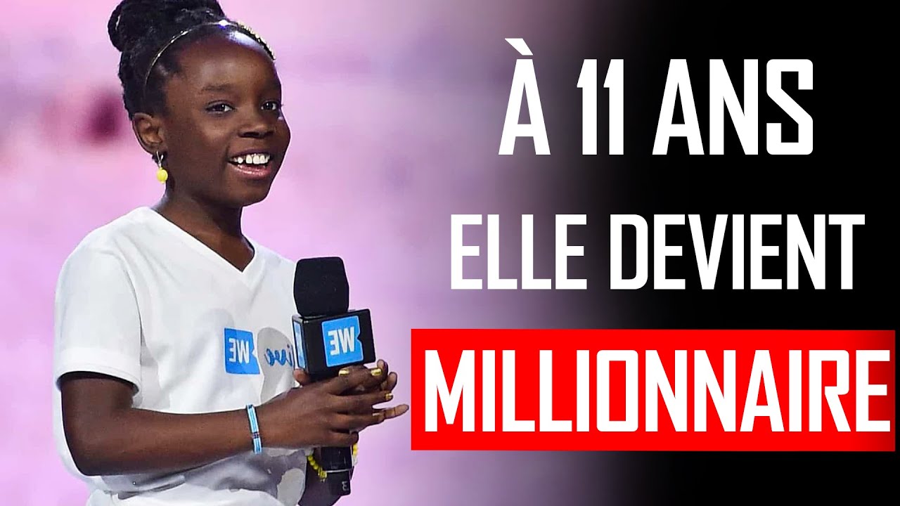 Incroyable /Vidéo :  Elle devient millionnaire à l'âge de 11 ans , Découvrez cet enfant