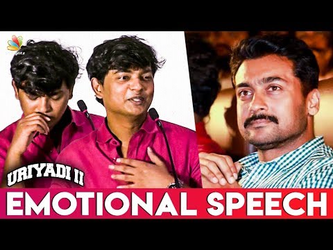 Reason Why Suriya Produced Uriyadi 2 ? : Director Vijay Kumar Emotional Speech | Audio Launch