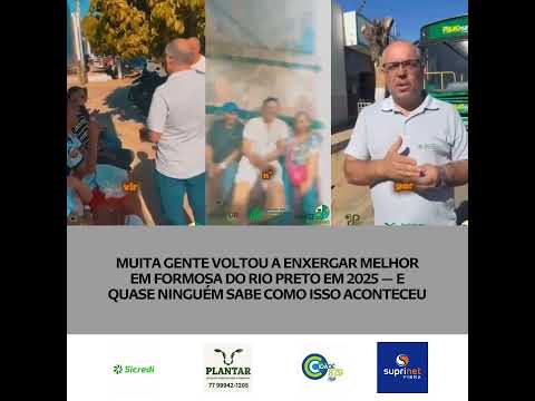 Muita gente voltou a enxergar melhor em Formosa/BA em 2025 e quase ninguém sabe como isso aconteceu.