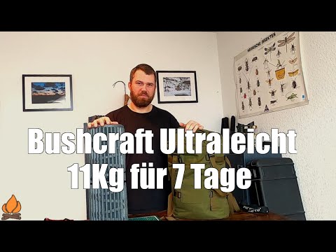 5,8Kg Basisgewicht - 11Kg für eine Woche auf Tour