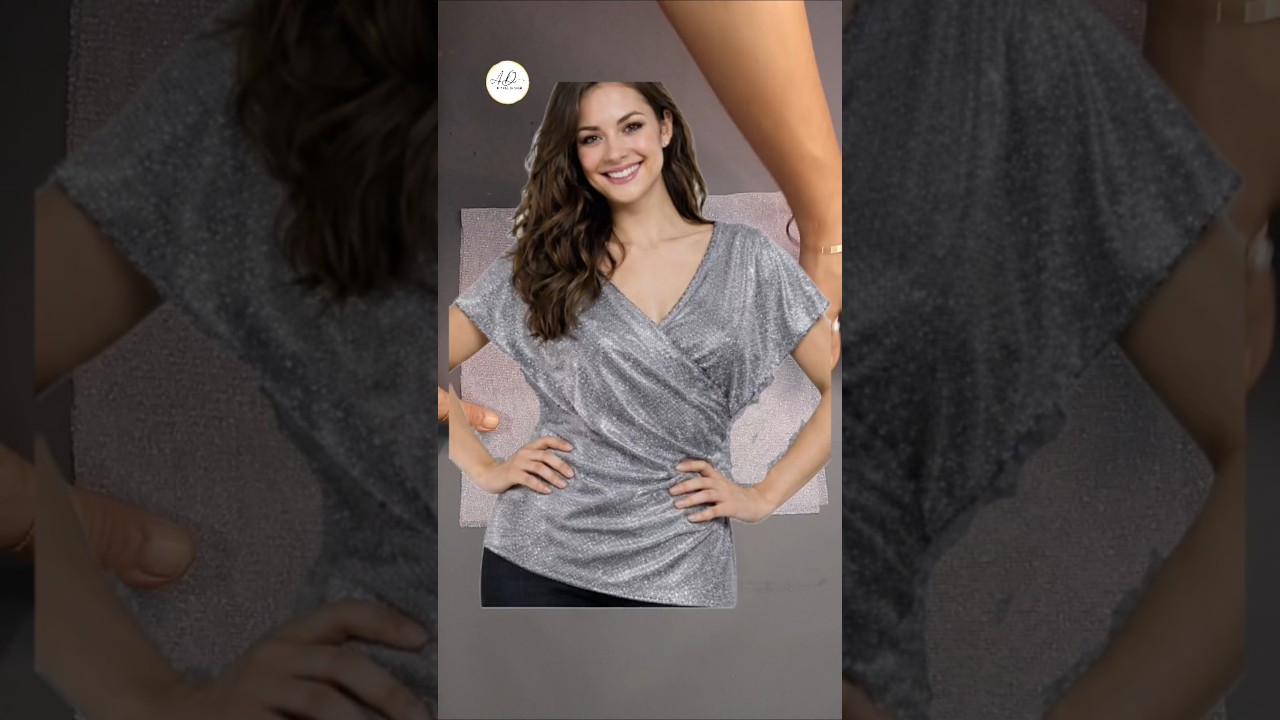 Minimalist blouse, timeless style ✨Simple look with an elegant touch #sewing #diy #fashion #blouse