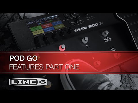 Line 6 POD Go Guitar Multi-effects Floor Processor | Sweetwater Line 6 POD Go Guitar Multi-effects Floor Processor | Sweetwater