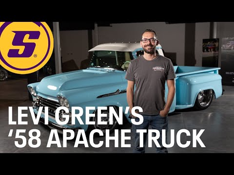 Levi Green's 1958 Chevy Apache Truck at Wheel Hub Live