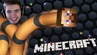 Slither.io - SUPER SKIN do MINECRAFT!!! (SLITHERIO)