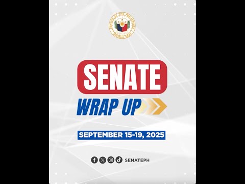 Senate Wrap-up (September 15-19, 2025)