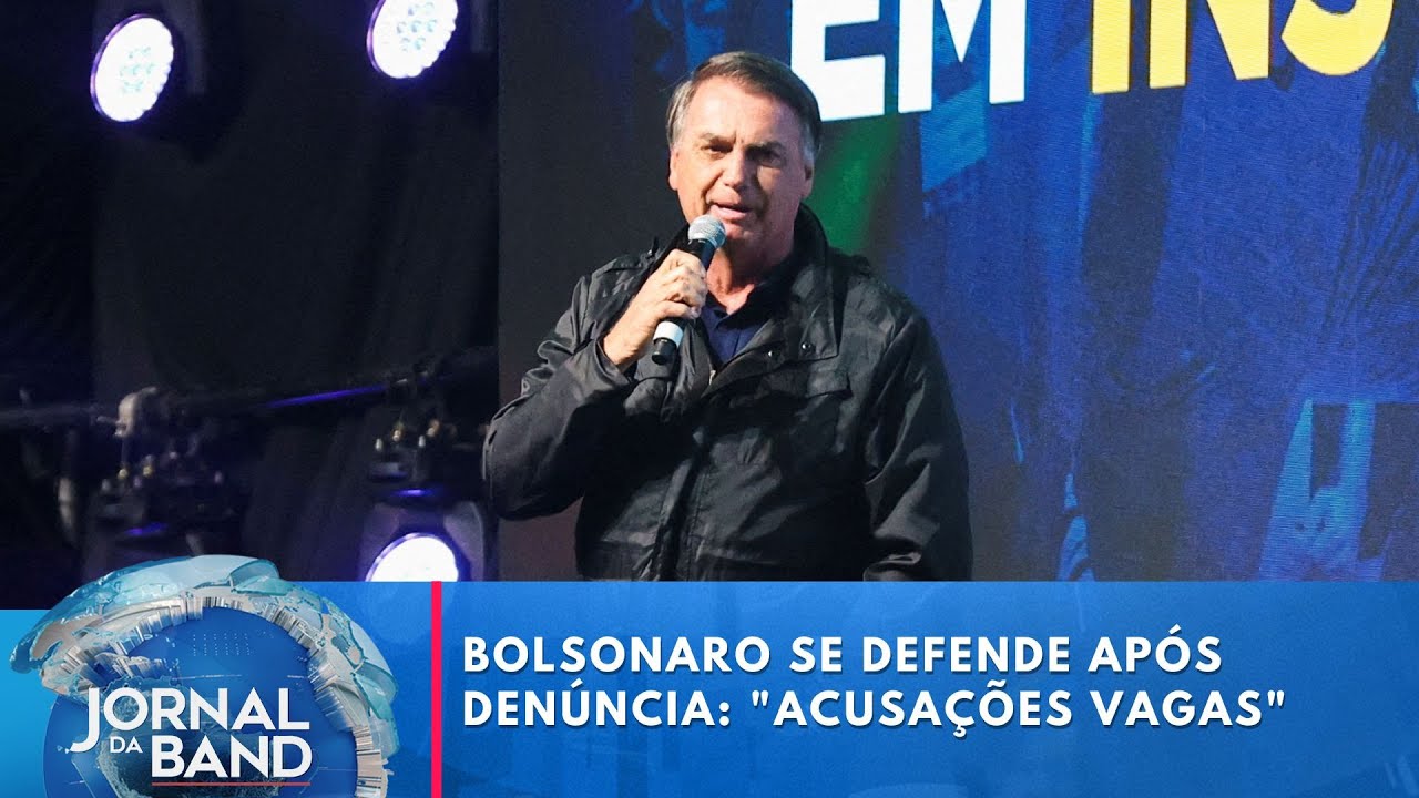 Bolsonaro se defende após denúncia da PGR: "acusações vagas" | Jornal da Band