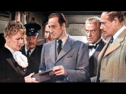 Sherlock Holmes et le train de la mort (Film-Noir, 1936) Basil Rathbone, Nigel Bruce | Colorisé