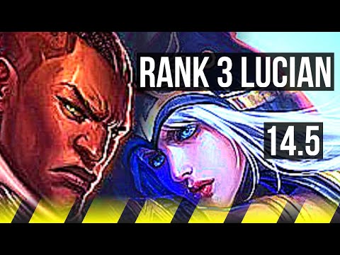 LUCIAN & Nami vs ASHE & Milio (ADC) | Rank 3 Lucian, 69% winrate, Legendary | BR Challenger | 14.5