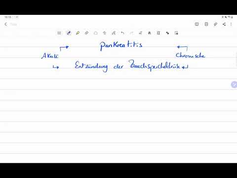 Pankreatitis in 10 Minuten !