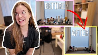 Deep Cleaning/Extreme Organising My Messy Apartment ✨
