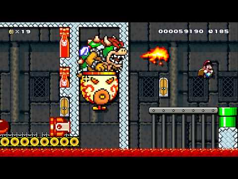 Terrible Trio: Aqua Infiltration ~ WORLD RECORD! - SUPER MARIO MAKER - NO COMMENTARY 1ba