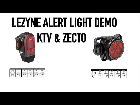 Lezyne Zecto Alert and KTV Alert function and comparison