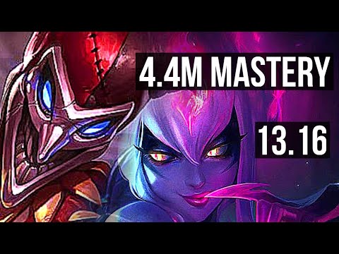 SHACO vs EVELYNN (JNG) | 4.4M mastery, 2100+ games, Legendary, 18/5/15 | EUW Master | 13.16