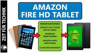Amazon Fire-HD-Tablet zu Androidtablet? Google Play Store, Werbung, Apps ...