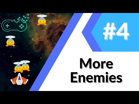 PixelPAD Tutorial: Space Shooter #4 - More Enemies