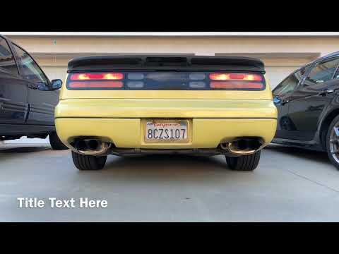 Z32 300zx with Megan racing catback