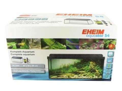 Аквариум Eheim 54л с LED подсветкой, фильтром и обогревателем черный комплект. - фото 1 - id-p1847533657