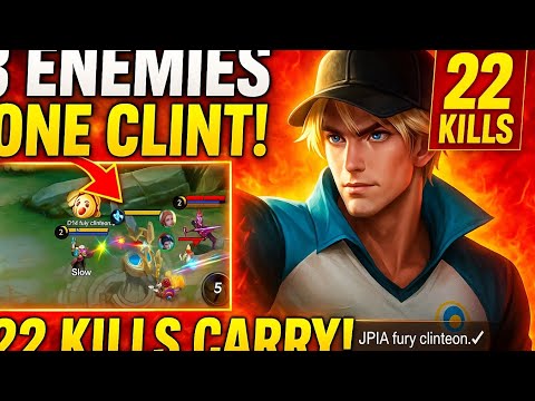 Early Game Pressure 🔥‎One Shot Clint Build 💥‎22 KILLS?! 😱‎
