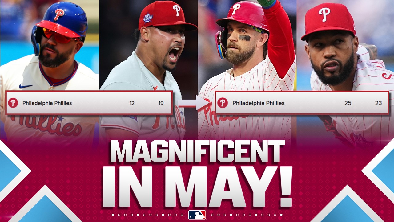 The Phillies have been HOT to start the month of May! 🔔🔥 (13-4 record so far this month!)