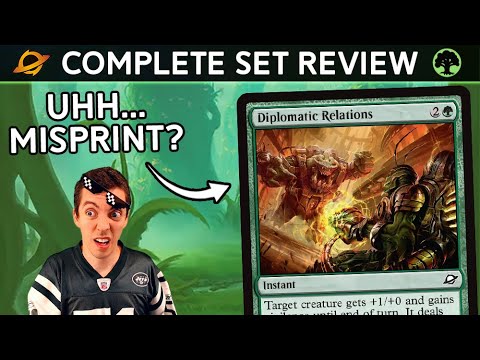 🟢 Complete Set Review! 🟢 - 🌌 Edge Of Eternities 🌌 - Green Cards - Constructed And Limited