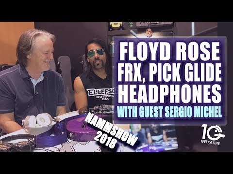 Floyd Rose Shows FRX Tremolo, Pick Glide Signature Line, and 3D Headphones at NAMM