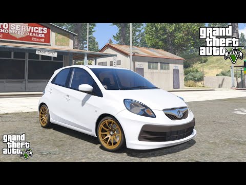 MOBIL LCGC BALAP HONDA BRIO MESIN CIVIC TYPE R 2500cc - GTA V MOD INDONESIA EPISODE SPESIAL