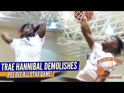 Trae Hannibal Goes Full Sicko Mode as He DEMOLISHES Pee Dee All Star Game || RAW Highlights