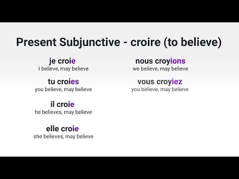 What Is the Present Subjunctive of avoir to have in French