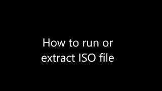 How to run ISO file in windows 10 | Open extract ISO files using 7ZIP software