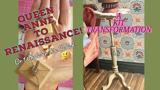 Going MEDICI On A 70s HOUSE OF MINIATURES KIT✨ Leaving Whistle-By (For Now😉)  #miniatures #dollhouse