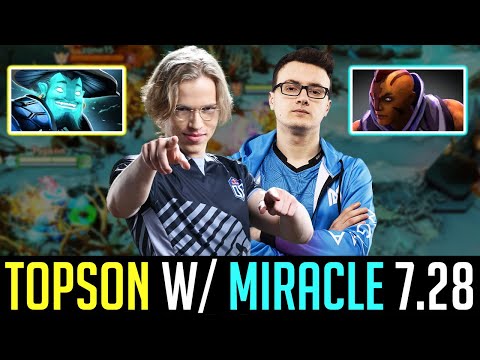 TOPSON Storm Spirit with MIRACLE Anti-Mage Destroying Pubs - THE TWO LEGENDS DUO! DOTA 2
