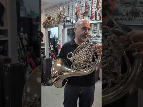 Used Nickel- Silver Holton Farkas H179 Double French Horn w/ Case image 13