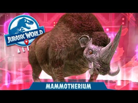 NEW MAMMOTHERIUM LEGENDARY HYBRID UNLOCKED!!! (JURASSIC WORLD ALIVE)