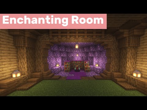 Insane Amethyst Enchanting Room! Minecraft 1.20 build