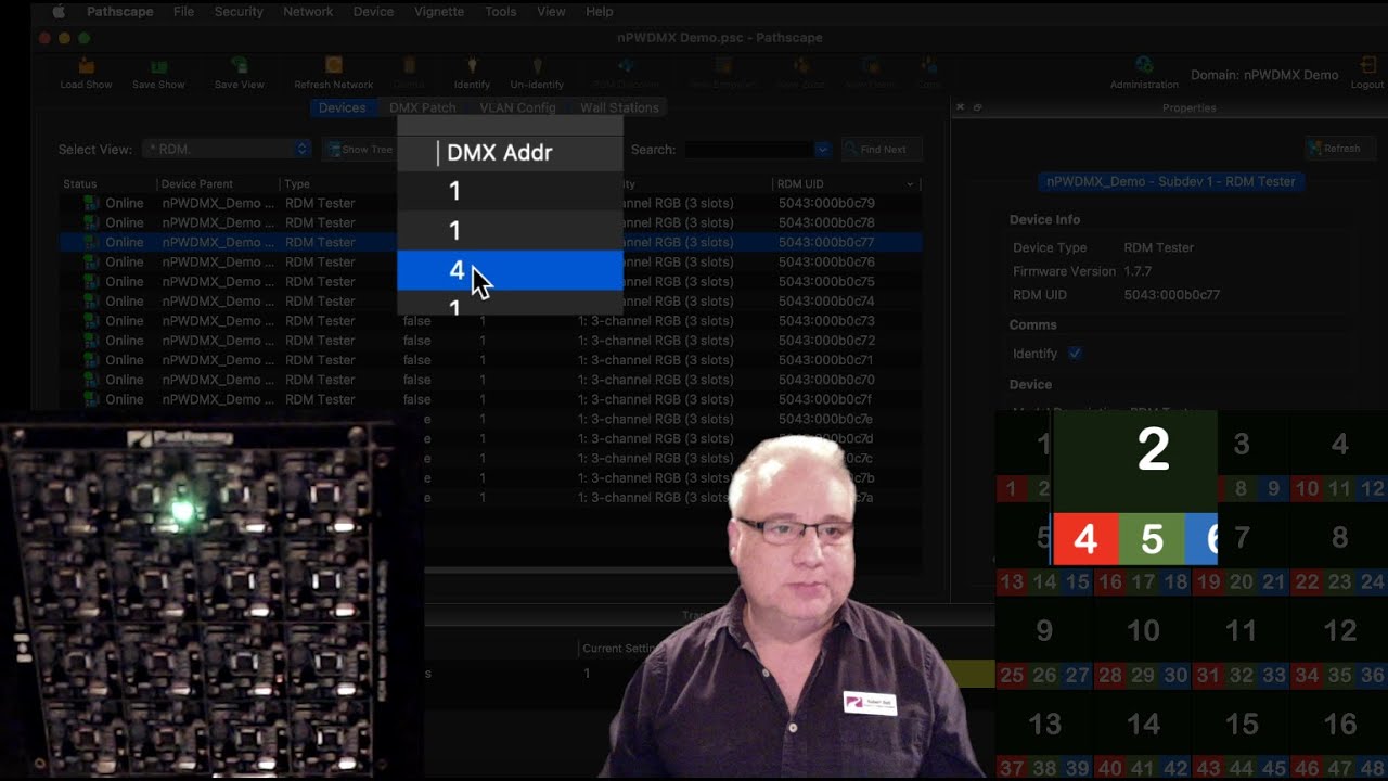 #10 - nPWDMX RDM Functionality