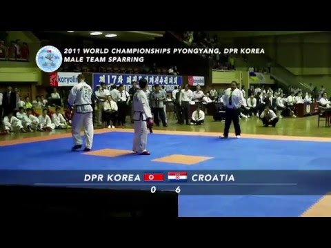 DPR Korea v Croatia - Male Team Sparring