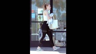 Dakota Fanning in Spandex at the Gym in LA