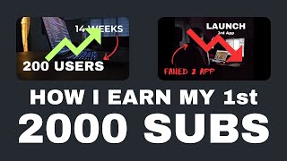 From 0 to 2000 Subs: The Secret YouTube Playbook No One Talks About