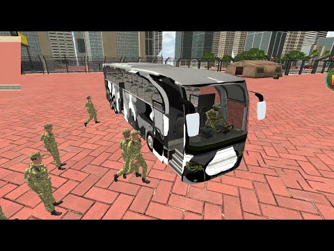 Army Bus Driving - Military Transporter Squad | Android Gameplay