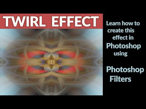Twirl Effect in Photoshop tutorial