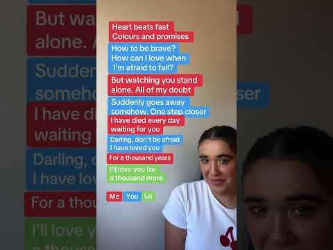 Sing with me challenge! A Thousand Years Duet #shorts