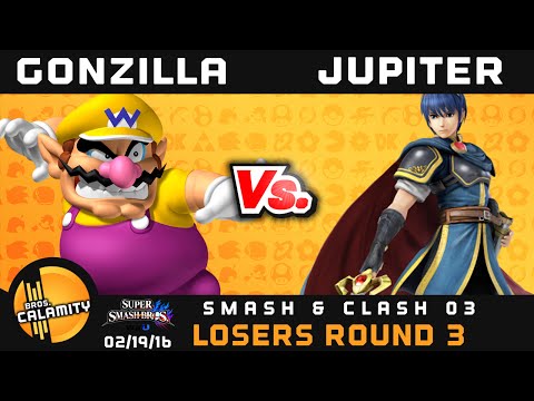 S&C 03 - Gonzilla (Wario) vs Jupiter (Marth) - Losers Round 3 - Smash 4 Wii U