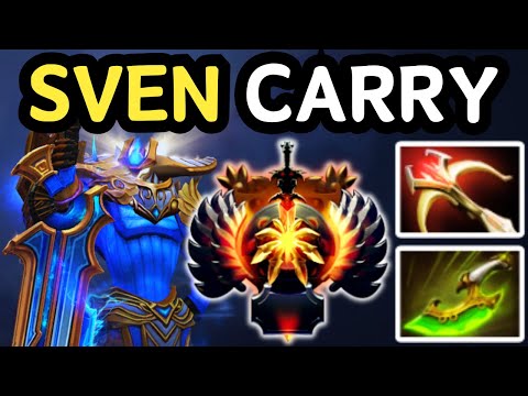 🔥 THIS IS HOW TO PLAY THE STRONGEST CARRY IN DOTA 2 — SVEN DOMINATION 🔥