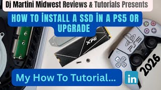 PlayStation 5 / PS5. HOW To Install A SSD or Upgrade internal SSD Slot. My How to Tutorial in 2026 .
